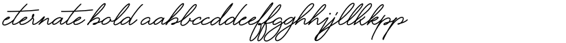 Eternate Bold font