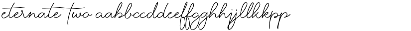 Eternate Two font