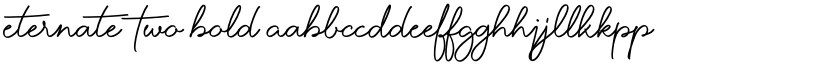 Eternate Two Bold font