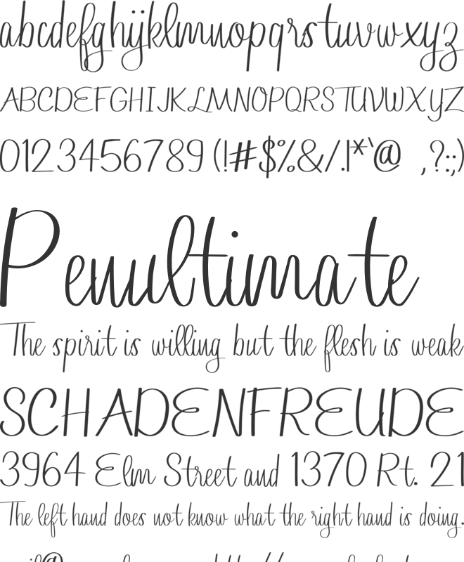 Sigajaya font preview