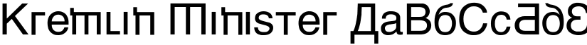 Kremlin Minister font
