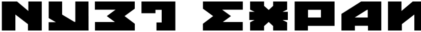 Nyet Expanded font