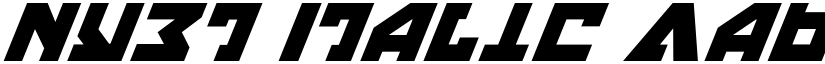 Nyet Italic font