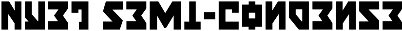 Nyet Semi-Condensed font