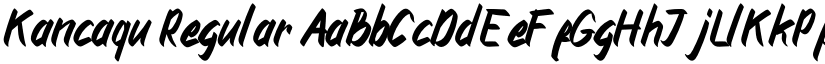 Kancaqu Regular font