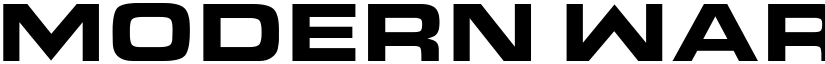 Modern Warfare Regular font