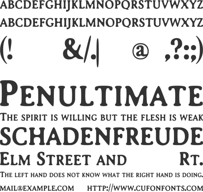 Giannis Rising font preview