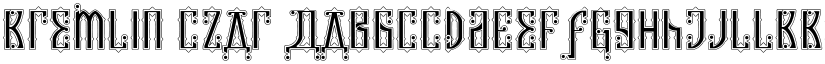 Kremlin Czar font
