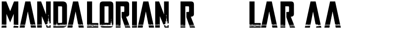 The Mandalorian font download