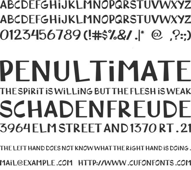 waterspring font preview