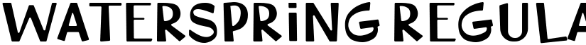 waterspring Regular font