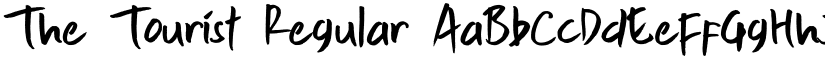 The Tourist Regular font