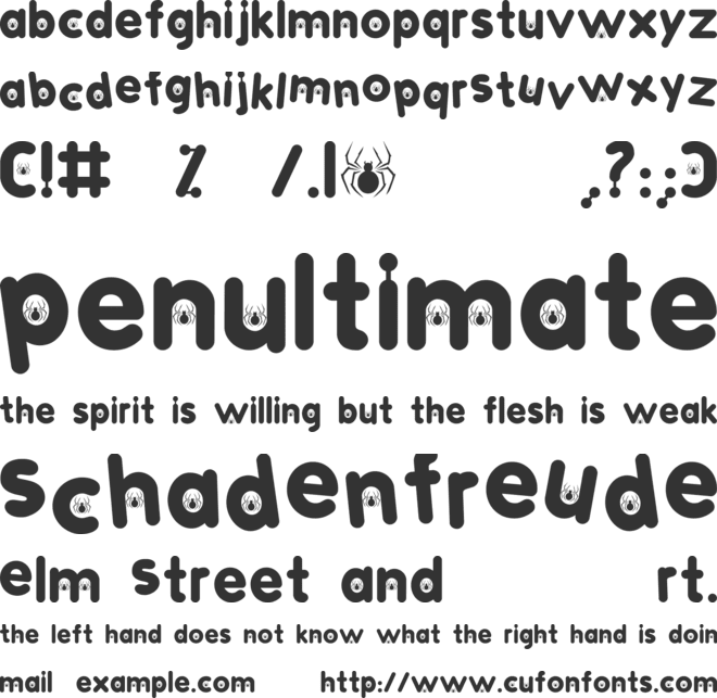 MAGNETIC FRIDGE font preview