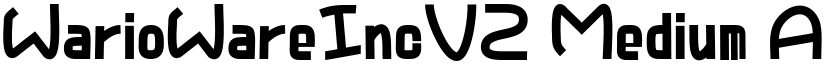 WarioWareIncV2 Medium font