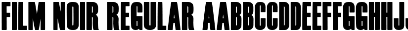 Film Noir Regular font
