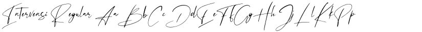 Intervensi Regular font
