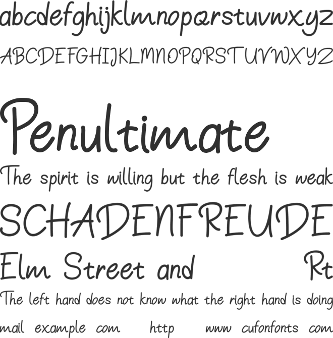 Mysterio font preview