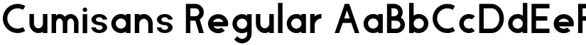 Cumisans Regular font