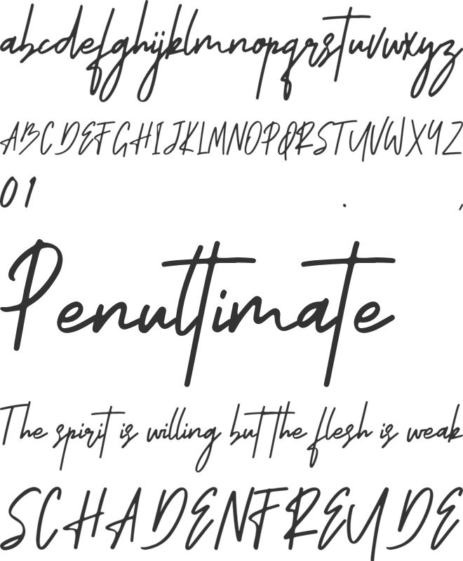 Ranormal font preview