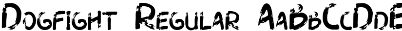 Dogfight Regular font