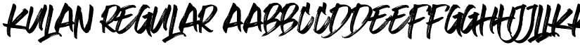 Kulan Regular font