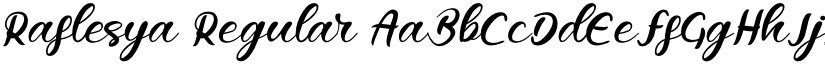 Raflesya Regular font