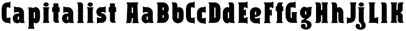 Capitalist font