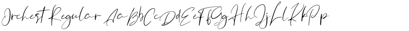 Orchest Regular font