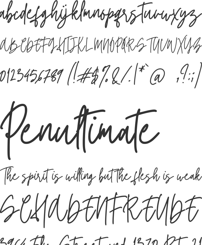 Twister font preview