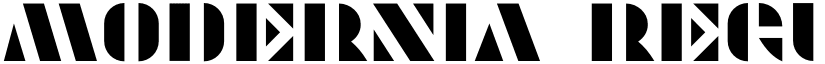 Modernia Regular font