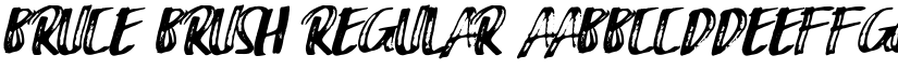 Bruce Brush Regular font