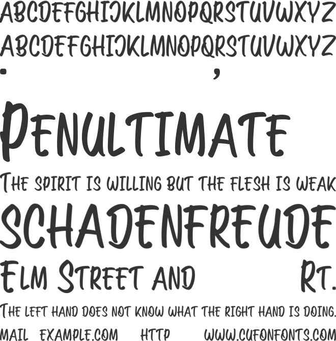 Streetwalker Caps (FREE PERSONA font preview
