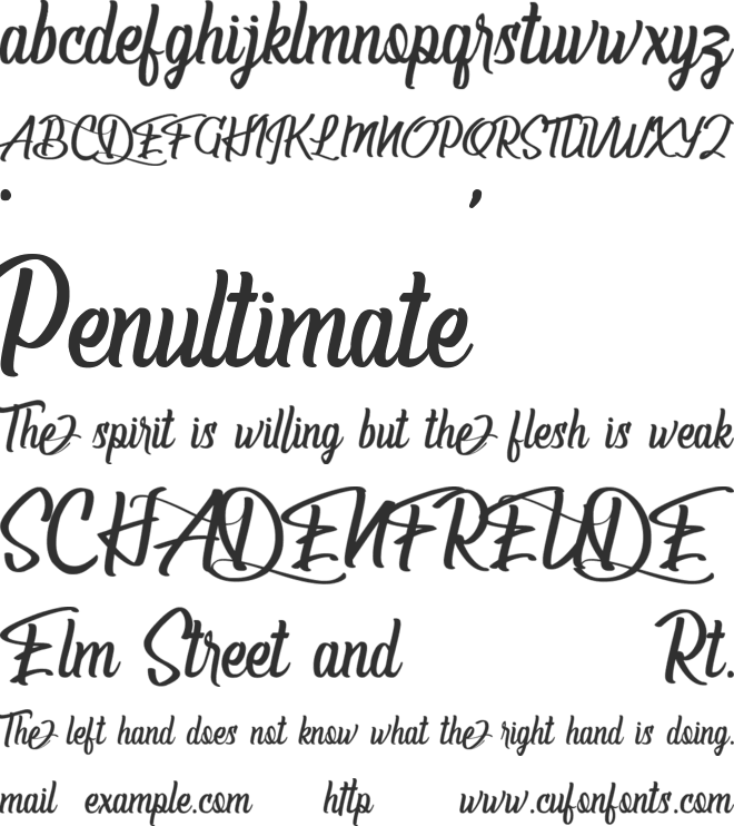 Deliverance (FREE PERSONAL USE) font preview