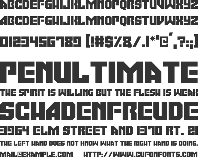 Moonbase Omega font preview