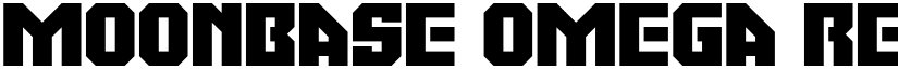 Moonbase Omega Regular font