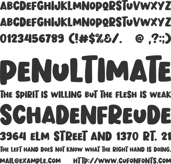 Dasher Deer font preview