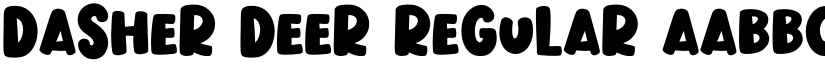 Dasher Deer Regular font