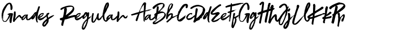 Grades Regular font
