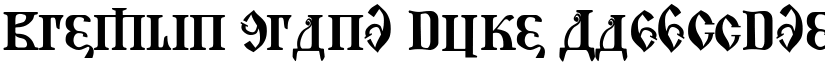 Kremlin Grand Duke font