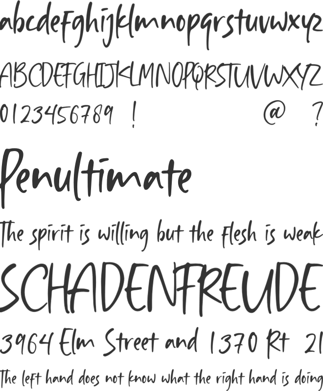 Aisha Blush font preview