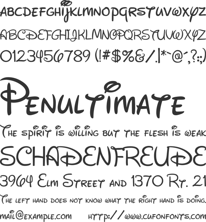 New Walt Disney Font Download Free For Desktop And Webfont