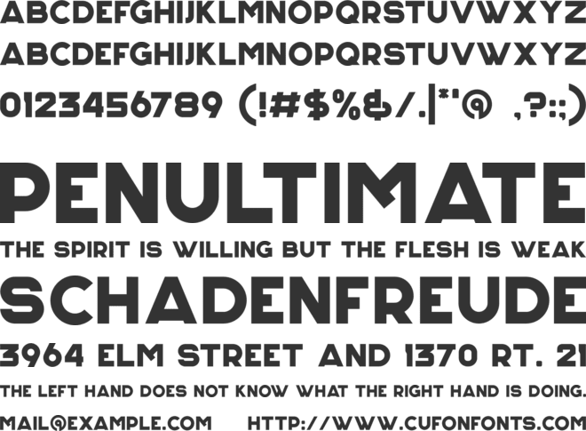 Overgrow font preview