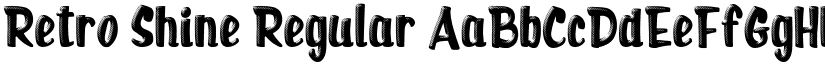 Retro Shine Regular font