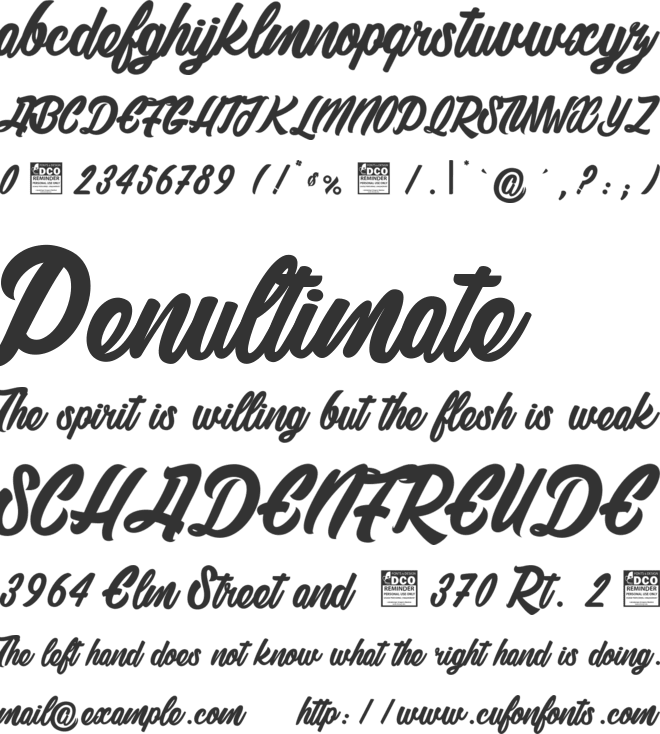 Historic Seattle_PersonalUseOnly font preview