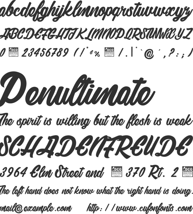 Historic Seattle_PersonalUseOnly font preview