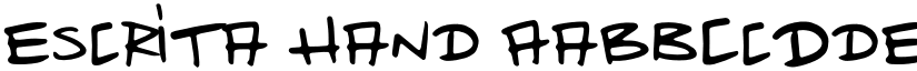 Escrita font download
