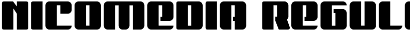 Nicomedia Regular font