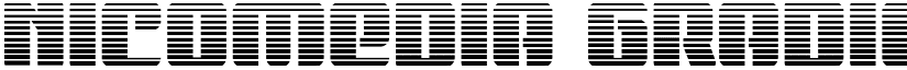 Nicomedia Gradient Regular font