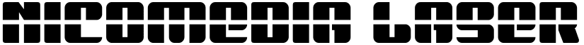 Nicomedia Laser Regular font
