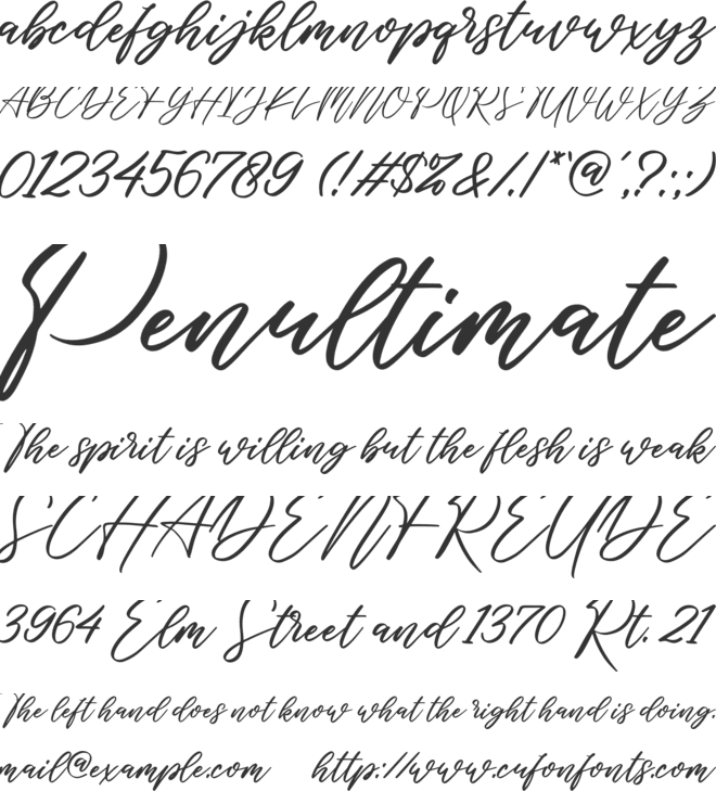 teeny tiny font preview
